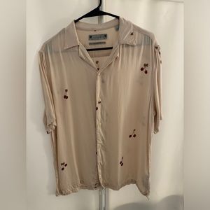 Allsaints Cherry Bomb Shirt Short Sleeve - Small